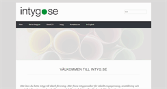 Desktop Screenshot of intyg.se